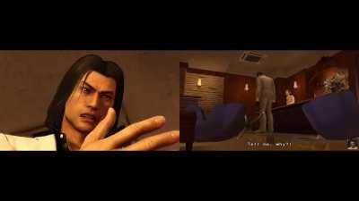 Yakuza kiwami remade in PS2 version comparison