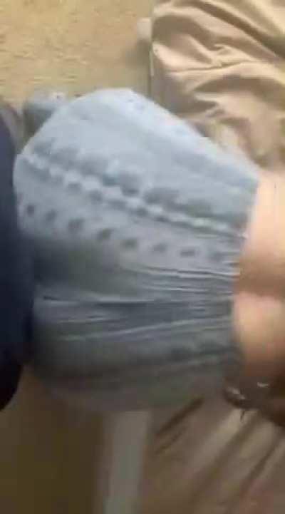 Making It Clap On His Crotch