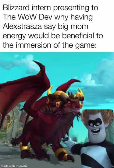 However came up with that idea in blizzard need to have a pay raise