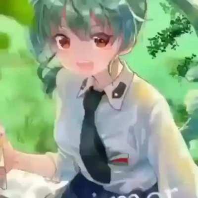 saw this on instagram, so that's why for the bad quality . anchovy and yukari are best girls, you can't change my mind