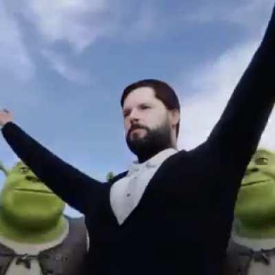 Gabriel Boric en estos momentos.