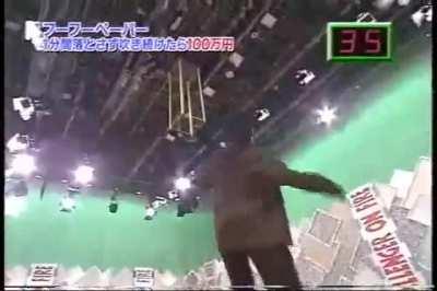 Keep a piece of tissue afloat in the air for a minute.