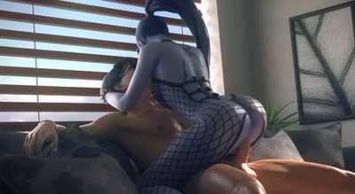 I woke up hypnotized by (Widowmaker)’s ass…and now you are too. 🥵💜💙💜 [overwatch]