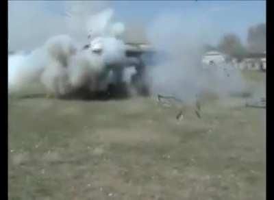 HMFT after I activate an exploding bus