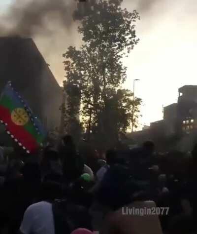 Rioting or having fun?