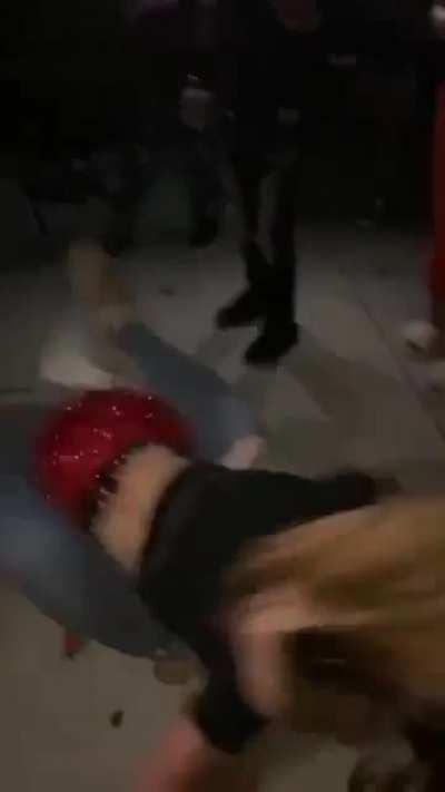 Girls fight at party. (Idk backstory)