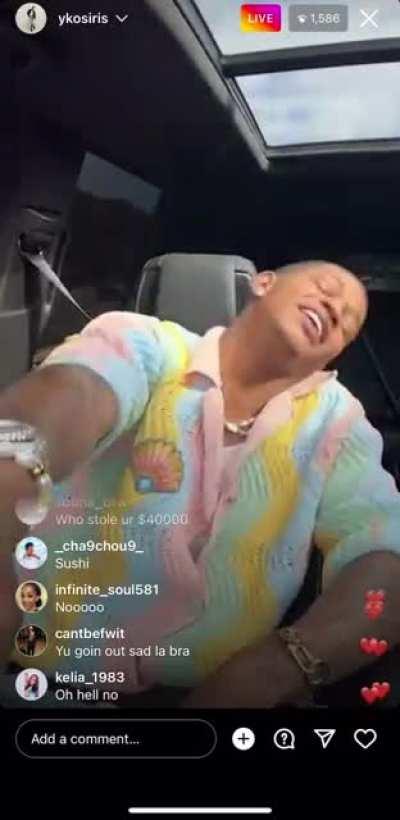 Osiris is going through it right now, saying he wants to die