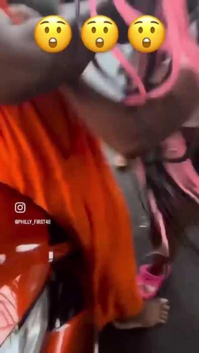 When jumping in a fight backfires 😂😂🤷🏾‍♂️