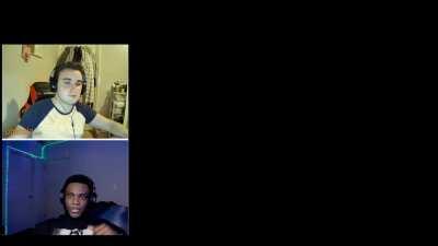 People think any black guy on omegle is KSI