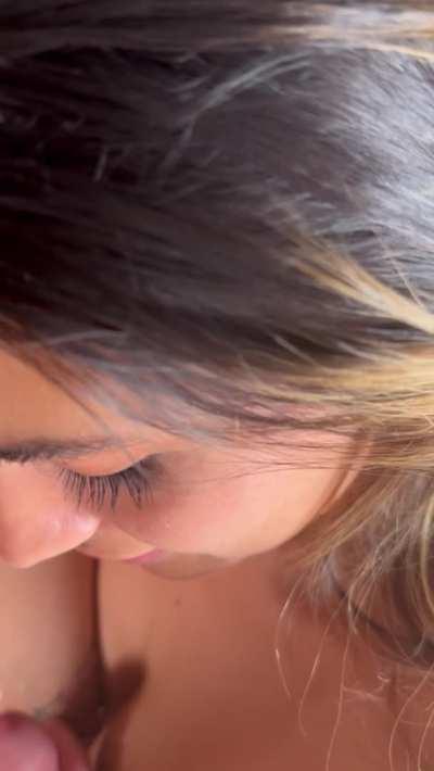 she saw me getting a facial on Reddit and asked if she could join