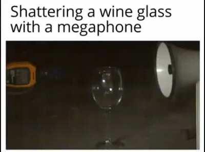 damn bro I didn't know megaphones were that strong