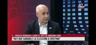 Larreta incapaz de decir que CFKLDLNA es corrupta. Ni siquiera es capaz de decir que no le cierra el blanco.