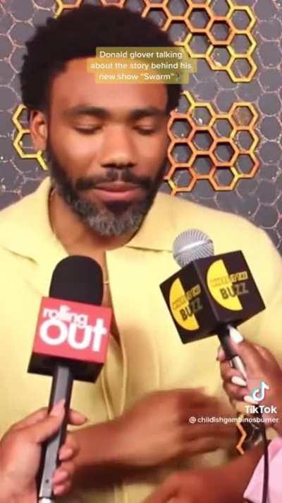 Donald Glover talks about how Swarm is in the Atlanta universe.