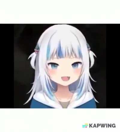 AmeSame Hot, and we all know how Gura would canonically react in this situation