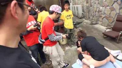 Ai Uehara Asian Group JAV Japanese Outdoor Public Porn GIF