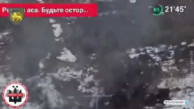 Russian soldier on motorcycle approaching a tree line is killed by an FPV drone