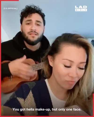 Dude annoys girlfriend with songs about her