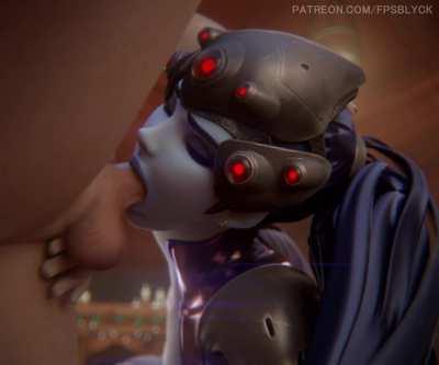 Widowmaker’s facefuck (fpsblyck)
