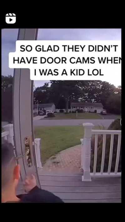 Door cams have changed the game. Smh
