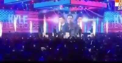 Kyle Rittenhouse entrance at Turning Point USA conference