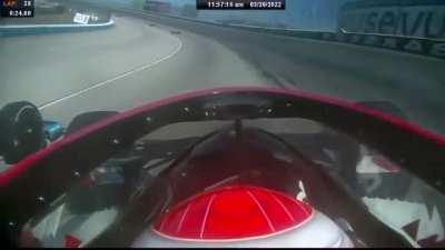 David Malukas's incredbile save. POV from his onboard