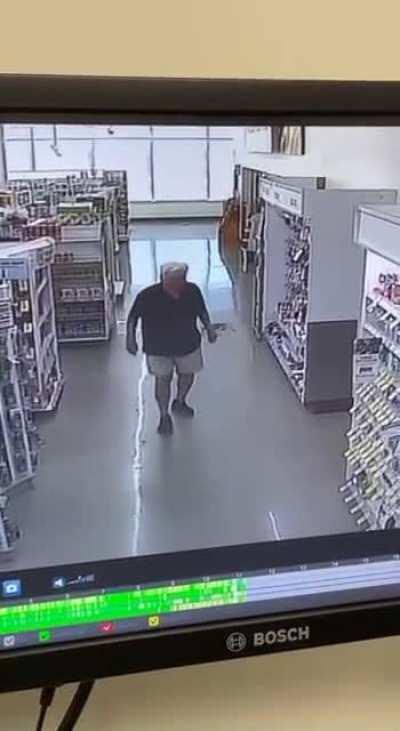 Walks away like nothing happened :/