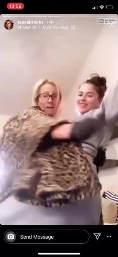 She’s been a lot more active with it 🍑