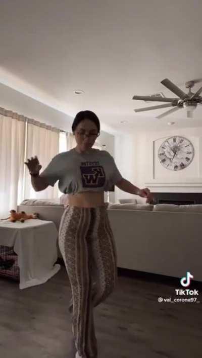 Latina dancing