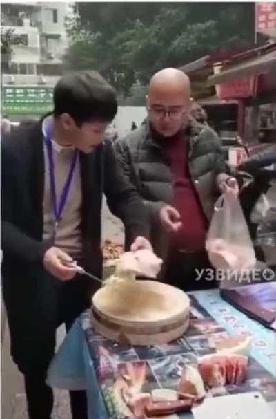 “okay now try cutting my meat”