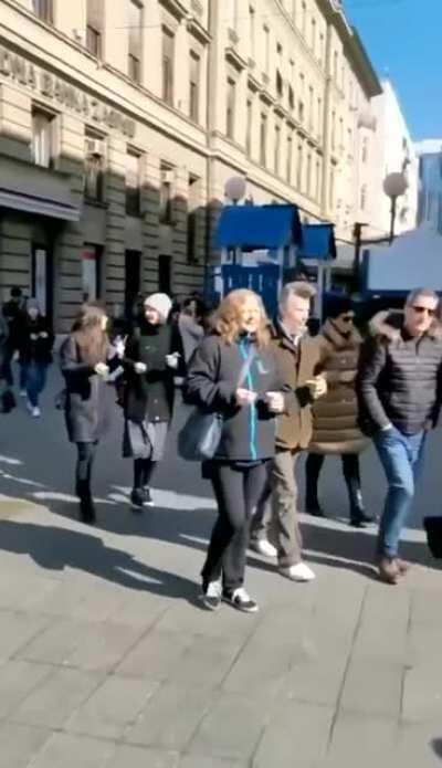 Beautiful free people of Croatia. I can keep watching this over and over.