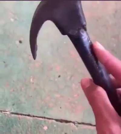 bullet + hammer + human