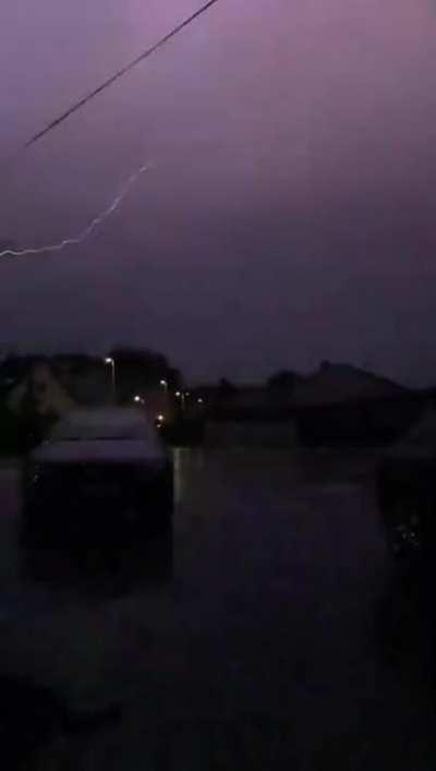 It's beautiful to watch..Lightning in Lower Austria