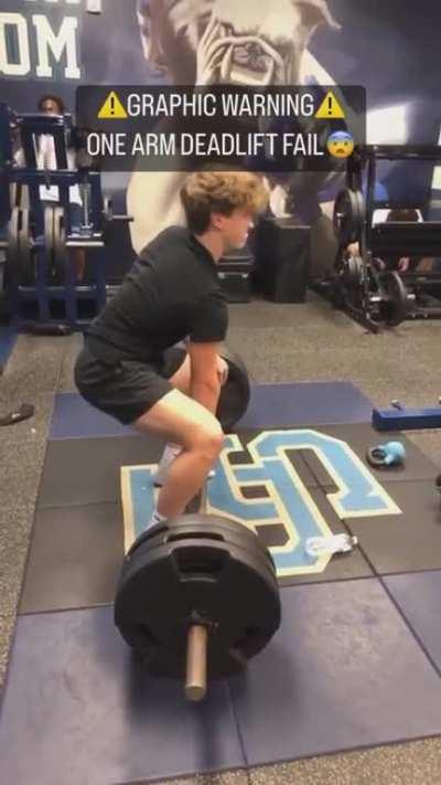 Deadlift fail