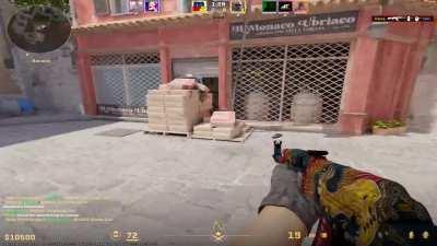 CS2: Welcome to Ragdoll space program! This made everyone have <25 FPS for the rest of the round