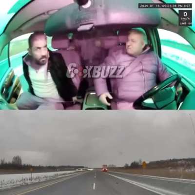 Guy Intentionally Crashes Uber