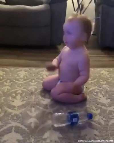 Baby masters bottle flip challenge
