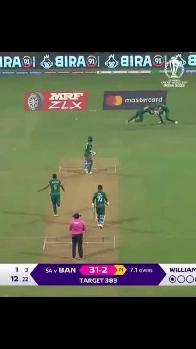 Translation: We don't defend, we only hit sixes