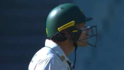 Boland blowing kisses to Rohit