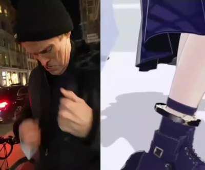 Blud thinks she's Willem Defoe ð­