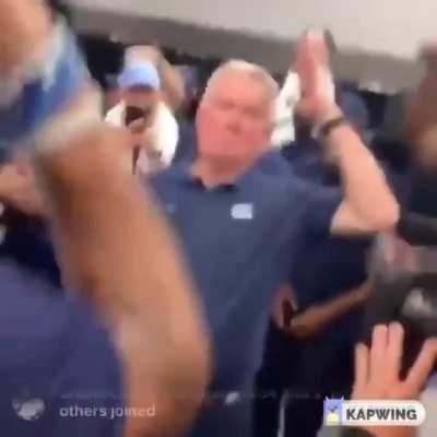 Chase Claypool celebrating his 9 yard catch with 30 seconds left on the clock.