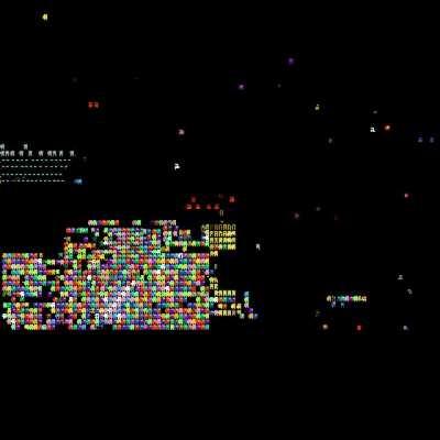 r/place timelapse but only the smol amogi