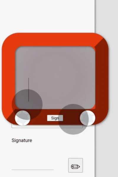 I made the worst possible signature input