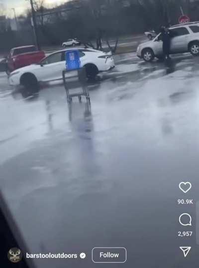 honestly, people who leave carts in the parking lot are the real villans here.