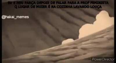 Meme feito (possivelmente) por hakai_memes no Instagram, achei engraçado e decidi compartilhar(eu dei os créditos, então não venham me chamar de ladrão kk)