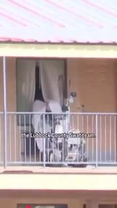 Man gets arrested by a robot