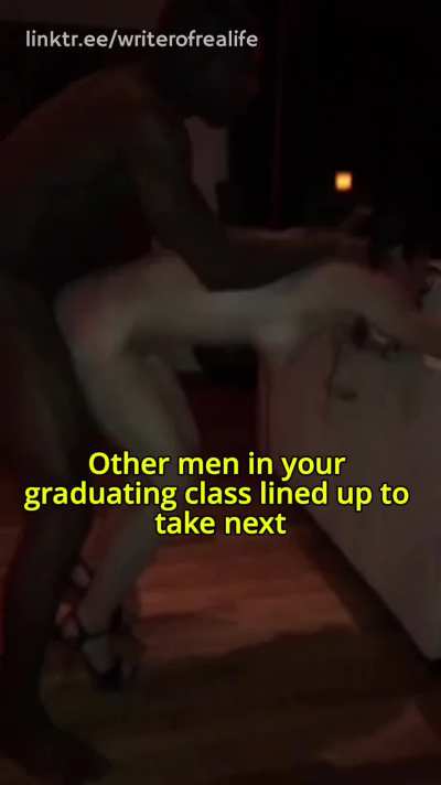 Watching my wife take the whole class reunion in her