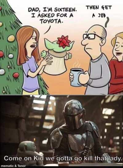 No one rejects BABY YODA!