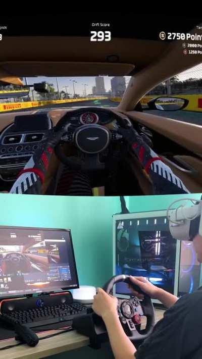 Using voice commands in F1 2022 VR