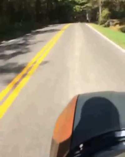 Hes technically not in the car