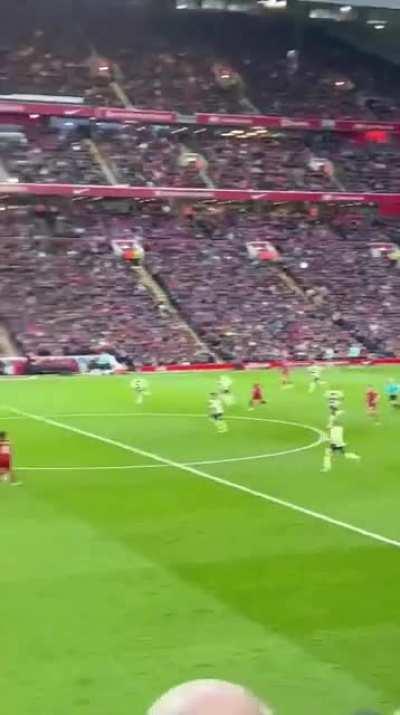 Someone at the Liverpool v Man City game did a lovely job of capturing this breakaway goal